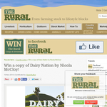 Win a copy of Dairy Nation by Nicola McCloy!