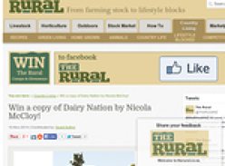 Win a copy of Dairy Nation by Nicola McCloy!