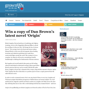 Win a copy of Dan Brown’s latest novel ‘Origin’