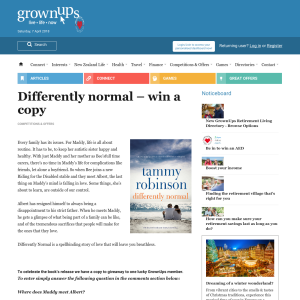 Win a copy of Differently normal