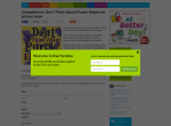 Win a copy of Don?t Think About Purple Elephants picture book