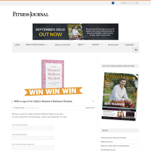 Win a copy of Dr Libby's Women's Wellness Wisdom