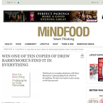 Win a copy of Drew Barrymore's Find It In Everything
