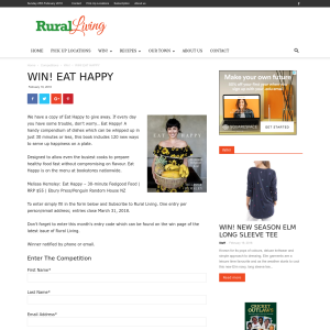 Win a copy of Eat Happy