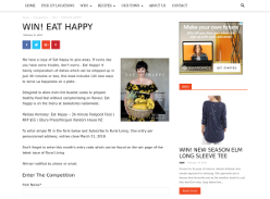 Win a copy of Eat Happy