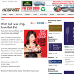 Win a copy of Eat Less Crap, Lose that Fat