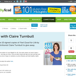 Win a copy of Feel Good for Life by HFG nutritionist Claire Turnbull 