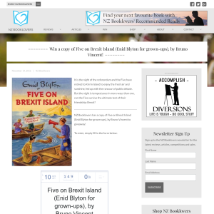Win a copy of Five on Brexit Island (Enid Blyton for grown-ups), by Bruno Vincent!