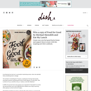 Win a copy of Food for Good by Michael Meredith and Eat My Lunch
