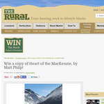 Win a copy of Heart of the MacKenzie, by Matt Philp!