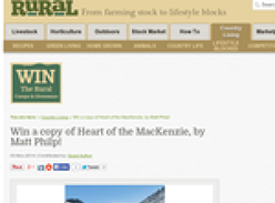 Win a copy of Heart of the MacKenzie, by Matt Philp!