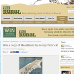 Win a copy of Heartland, by Jenny Pattrick!