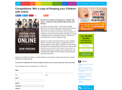Win a copy of Keeping your Children safe online