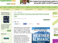 Win a copy of Ken Ring's New Zealand Weather Almanac 2015