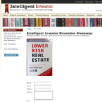 Win a copy of Lower Risk Real Estate