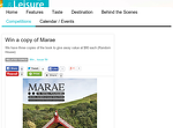 Win a copy of Marae