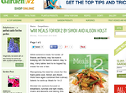 Win a Copy of Meals for 1or 2