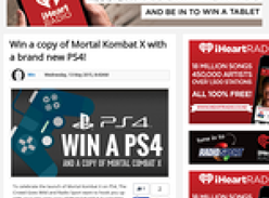 Win a copy of Mortal Kombat X with a brand new PS4!