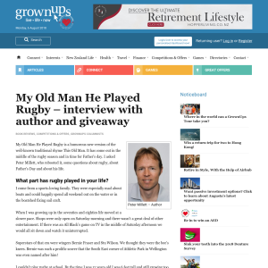 Win a copy of My Old Man He Played Rugby is by Peter Millett