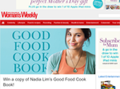 Win a copy of Nadia Lim's Good Food Cook Book!