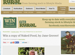 Win a copy of Naked Food, by Jane Grover!