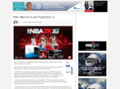 Win a copy of NBA 2K16 with PlayStation 4