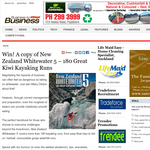 Win a copy of New Zealand Whitewater 5 - 180 Great Kiwi Kayaking Runs