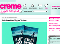 Win a copy of Night Vision