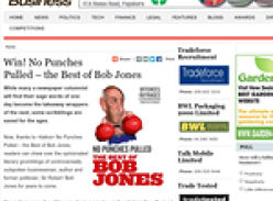 Win a copy of No Punches Pulled - the Best of Bob Jones
