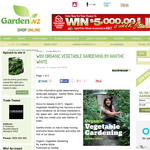 Win a copy of Organic Vegetable Gardening