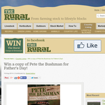Win a copy of Pete the Bushman 