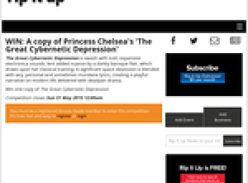 Win A copy of Princess Chelsea's 'The Great Cybernetic Depression'