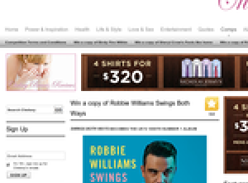 Win a copy of Robbie Williams Swings Both Ways