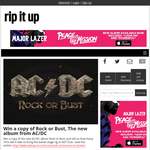 Win a copy of Rock or Bust, The new album from AC/DC