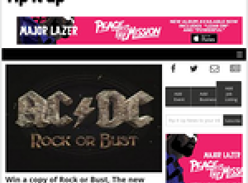 Win a copy of Rock or Bust, The new album from AC/DC