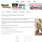 Win a copy of Roly the Anzac Donkey by Glyn Harper