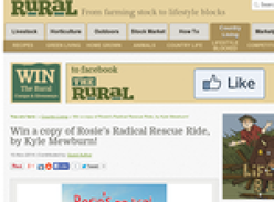 Win a copy of Rosie's Radical Rescue Ride, by Kyle Mewburn!