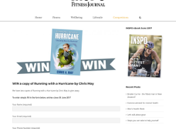 Win a copy of Running with a Hurricane by Chris May