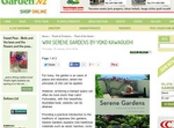 Win a copy of Serene Gardens By Yoko Kawaguchi