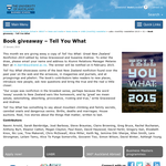 Win a copy of Tell You What