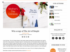 Win a copy of The Art of Simple