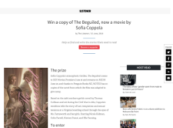 Win a copy of The Beguiled, now a movie by Sofia Coppola