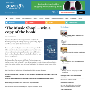 Win a copy of the book