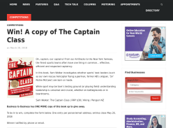 Win A copy of The Captain Class