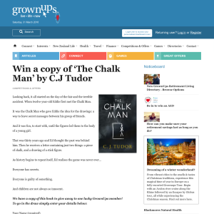 Win a copy of ‘The Chalk Man’ by C.J Tudor