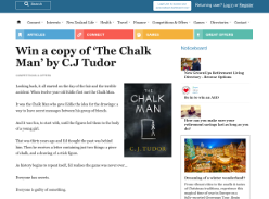Win a copy of ‘The Chalk Man’ by C.J Tudor