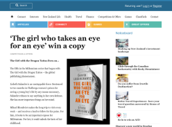 Win a copy of The girl who takes an eye for an eye