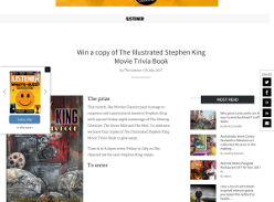 Win a copy of The Illustrated Stephen King Movie Trivia Book