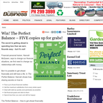 Win a copy of The Perfect Balance