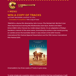 Win a copy of Tracks - Cinemaddicts